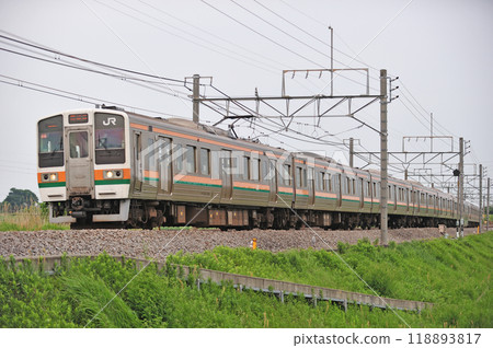 高崎線 岡部本所 JR 東日本 211 系列 C12 編組(高崎) 高崎線 岡部本所 JR 東日本 211 系列 C12 編組(高崎) 118893817