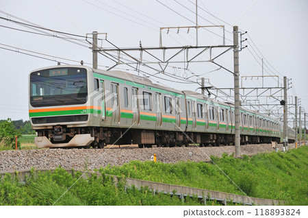 高崎線 Okabe-Honjo JR East E231 系列 1000 系列 K-21 編隊(Kouzu) 高崎線 Okabe-Honjo JR East E231 系列 1000 系列 K-21 編隊(Kouzu) 118893824