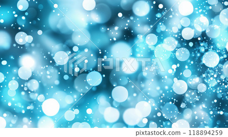 "Blue light sparkling background material." 118894259