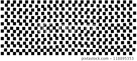 Psychedelic checkerboard pattern 118895353