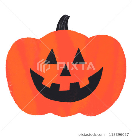 1 個萬聖節南瓜 1 個萬聖節南瓜 118896027