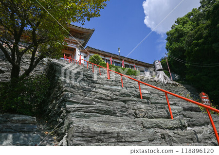 和歌浦天滿宮陡峭的石階 118896120