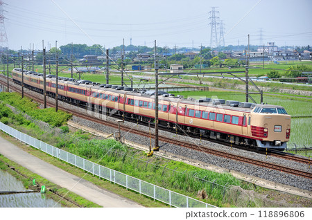 東北本線 東鷲宮栗橋 JR東日本 183系 H102編組(田町) 修學旅行 東北本線 東鷲宮栗橋 JR東日本 183系 H102編組(田町) 修學旅行 118896806
