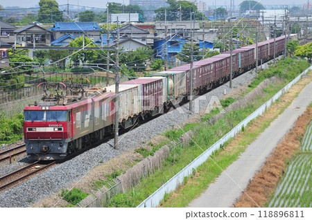 東北幹線栗橋東鷲宮 JR Freight EH500-21(仙台) 東北幹線栗橋東鷲宮 JR Freight EH500-21(仙台) 118896811