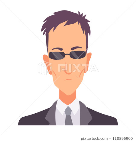 Detective board photo. Avatar for crime accident investigation or evidence board. Symbol for cops crime investigation plan, board photo. Vector cartoon illustration isolated on white background 118896900