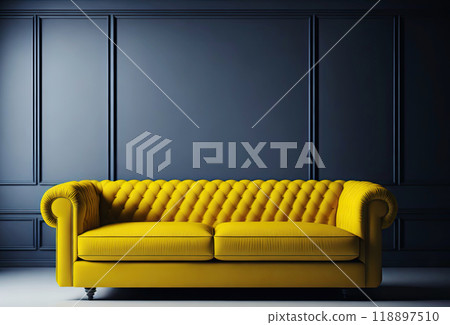 elegant cosy couch. Generative AI 118897510