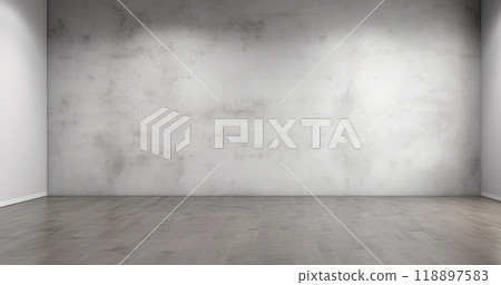 empty concrete room 118897583