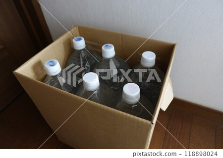 Emergency plastic bottle Emergency plastic bottle 118898024