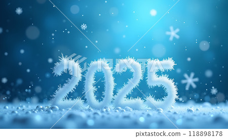 Snowflakes Falling Over a Blue Gradient Background happy new year 2025 Snowflakes Falling Over a Blue Gradient Background happy new year 2025 118898178