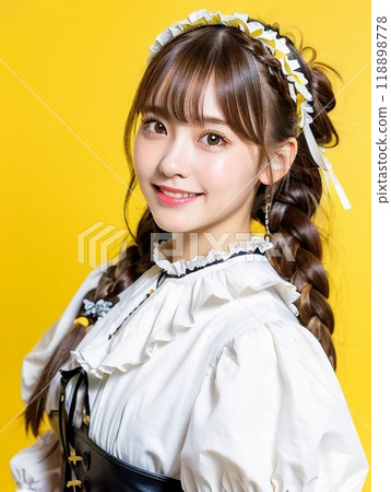 Woman in national costume 118898778