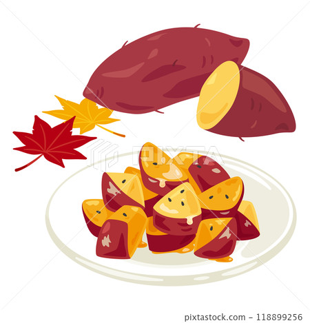 大學芋地瓜盤 118899256