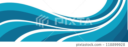 Water Wave Logo abstract design 118899928