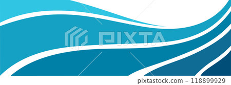 Water Wave Logo abstract design 118899929