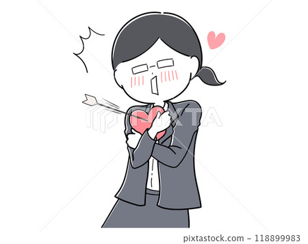 Gyaaah! I love it! Office love with a female office worker wearing glasses Gyaaah! I love it! Office love with a female office worker wearing glasses 118899983