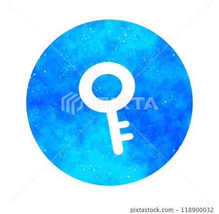 藍色星空|鑰匙圖標 118900032