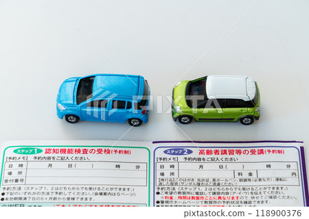 Driver's license renewal for the elderly, dementia testing, elderly training 118900376