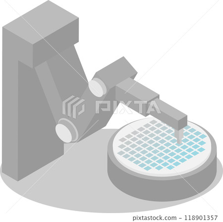 等距半導體製造設備圖片素材 118901357