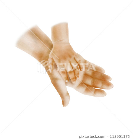hand, baby, mother 118901375