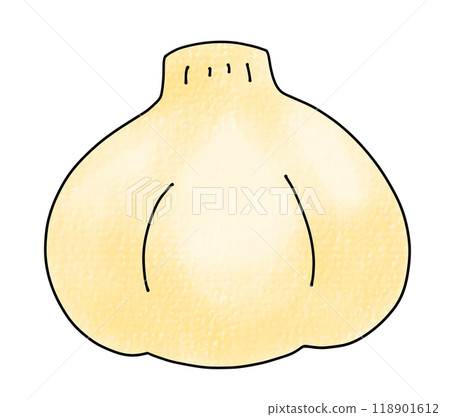 Loose and simple garlic analog style Loose and simple garlic analog style 118901612