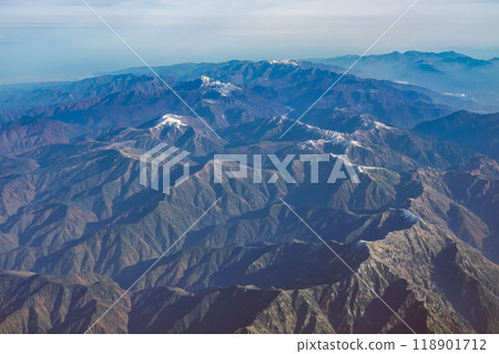 Aerial view of the Northern Alps: Flight from Haneda Airport to Komatsu Airport Aerial view of the Northern Alps: Flight from Haneda Airport to Komatsu Airport 118901712