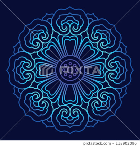 Colorful mandala ornament Colorful mandala ornament 118902096