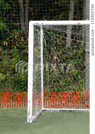 soccer goal, goal, ball game, soccer, artificial turf, dedicated ground, net, shoot, ground, grass 118902356