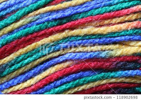 Close-up shot of yarn Close-up shot of yarn 118902698