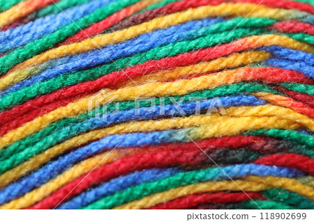 Close-up shot of yarn Close-up shot of yarn 118902699