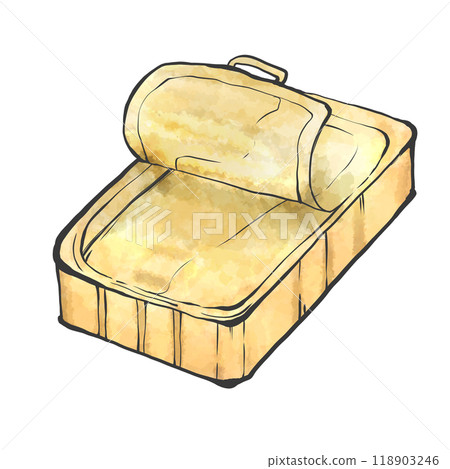 空方形罐頭食品的手寫畫筆繪畫風格插圖 空方形罐頭食品的手寫畫筆繪畫風格插圖 118903246