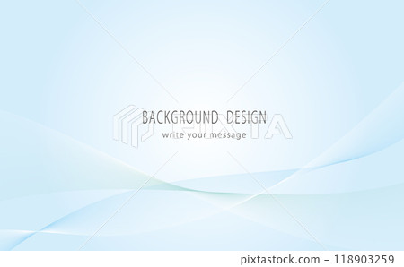 藍色曲線背景 118903259