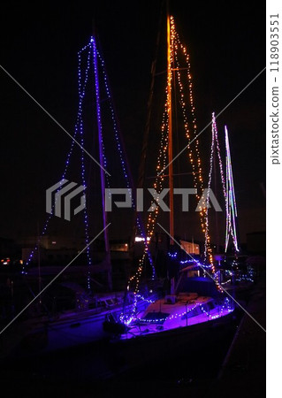 Yacht illumination Yacht illumination 118903551