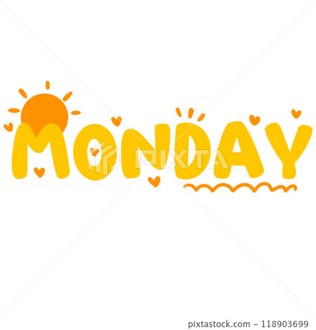 Happy Monday clipart Happy Monday clipart 118903699