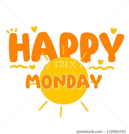 Happy Monday clipart Happy Monday clipart 118903701