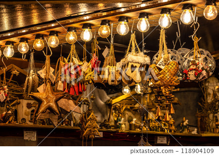 Christmas market at Residenz in Munich, Bavaria, Germany, Europe 118904109