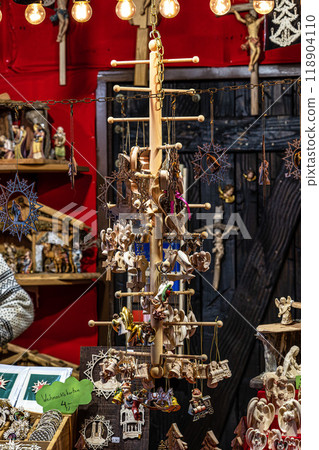 Christmas market at Residenz in Munich, Bavaria, Germany, Europe 118904110