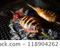 Delicious grilled squid 118904262