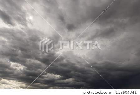 the sky with clouds of different colors 118904341