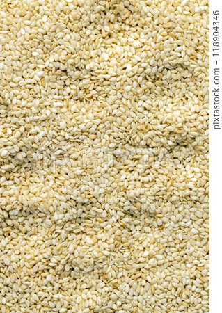white sesame seeds for use in cooking 118904346