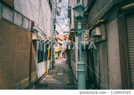 A diverse alleyway [Gondo Shopping Street] 118904585