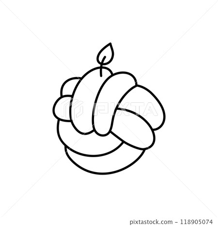 Wax vector line decoration aesthetics candle. Hand drawn colored illustration. Delicate romantic element of decor. Outline cozy glowing burning candle wick. christmas, wedding, birthday, valentine day Wax vector line decoration aesthetics candle. Hand drawn colored illustration. Delicate romantic element of decor. Outline cozy glowing burning candle wick. christmas, wedding, birthday, valentine day 118905074