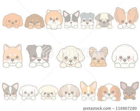 各種狗的插圖集 118907280