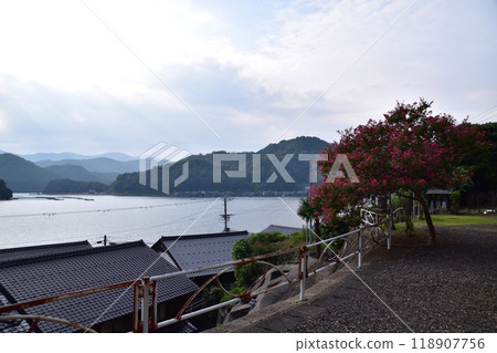 Evening view of the boat houses on Kamejima in Tango Ine Town Evening view of the boat houses on Kamejima in Tango Ine Town 118907756