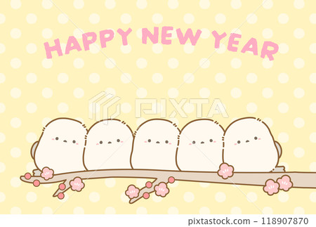 可愛的新年卡片材料,島江小雞 01 可愛的新年卡片材料,島江小雞 01 118907870