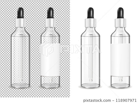 Big transparent glass bottle with dropper for cosmetic and medicine Big transparent glass bottle with dropper for cosmetic and medicine 118907971