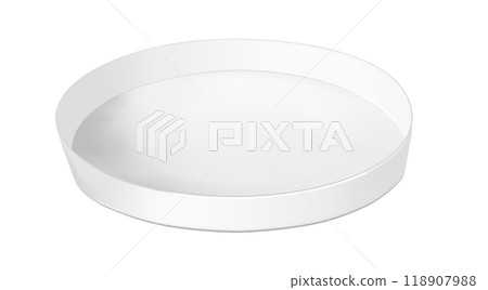 Round cardboard box for food, cookies and gifts Round cardboard box for food, cookies and gifts 118907988