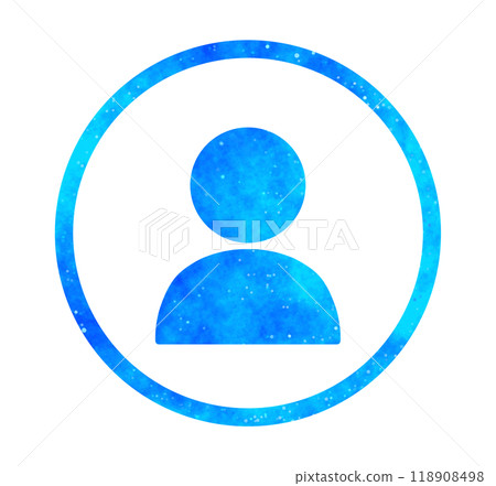 Blue starry sky | User icon Blue starry sky | User icon 118908498