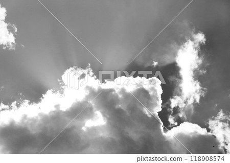 聖保羅雲彩和藍天巴西 118908574