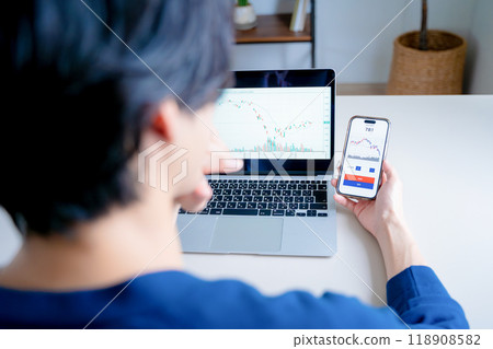 股票交易形象 118908582