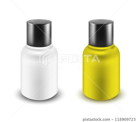 Plastic lotion bottle. Packaging for cosmetics Plastic lotion bottle. Packaging for cosmetics 118909723