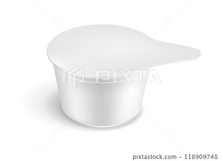 Single serve cup for dairy creamer 118909748
